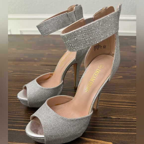 High Heel Stiletto Ankle Strap Platform Pumps - Picture 3 of 5